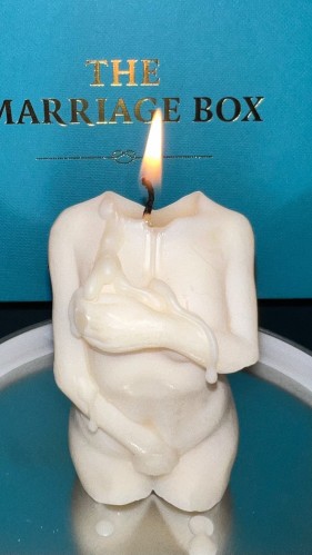 Sojų vaško žvakė "SHY"